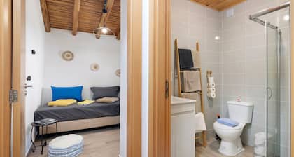 Maison de vacances 'Gotinha D' Ăgua' avec jardin privĂ©, jacuzzi, Wi-Fi et climatisation