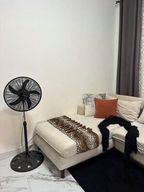 TV connectée, livres, chaîne hi-fi, écrans d'ordinateur