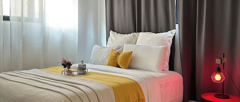 1 chambre, bureau, fer et planche à repasser, Wi-Fi gratuit