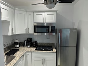 Microwave, stovetop