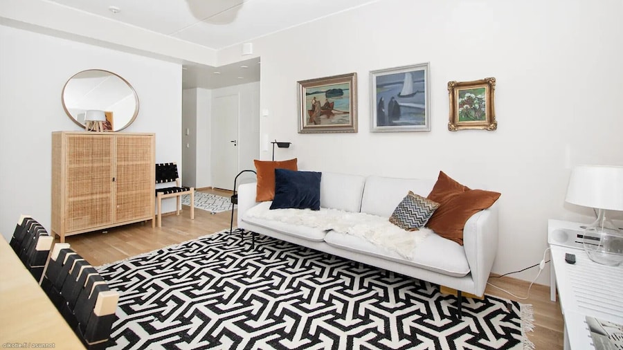 Stylish Nordic 2BR Apartment with Sauna