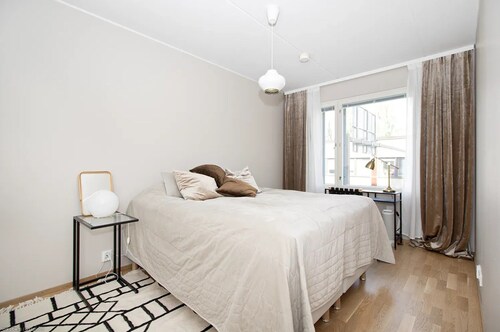 Stylish Nordic 2BR Apartment with Sauna
