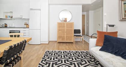 Stylish Nordic 2BR Apartment with Sauna