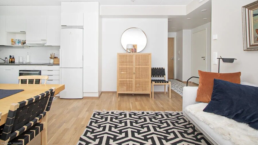 Stylish Nordic 2BR Apartment with Sauna