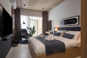 1 sovrum, skrivbord, strykjärn/strykbräda och gratis wi-fi