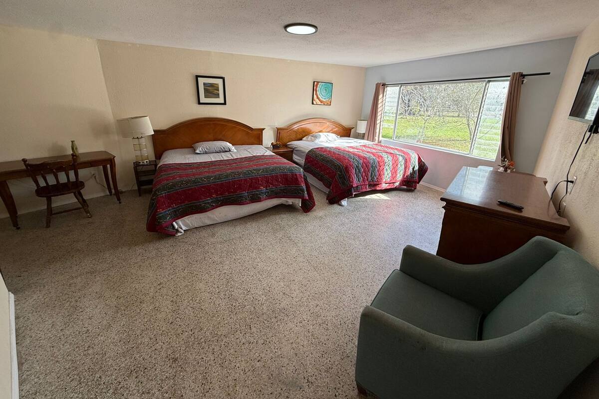 Premium bedding, desk, free rollaway beds, free WiFi