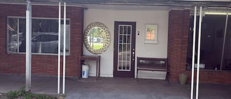 Fassade der Unterkunft