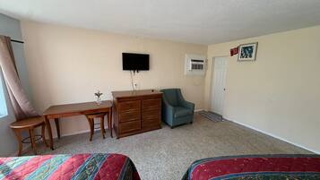 Double Room, 2 Queen Beds | Premium bedding, desk, free rollaway beds, free WiFi