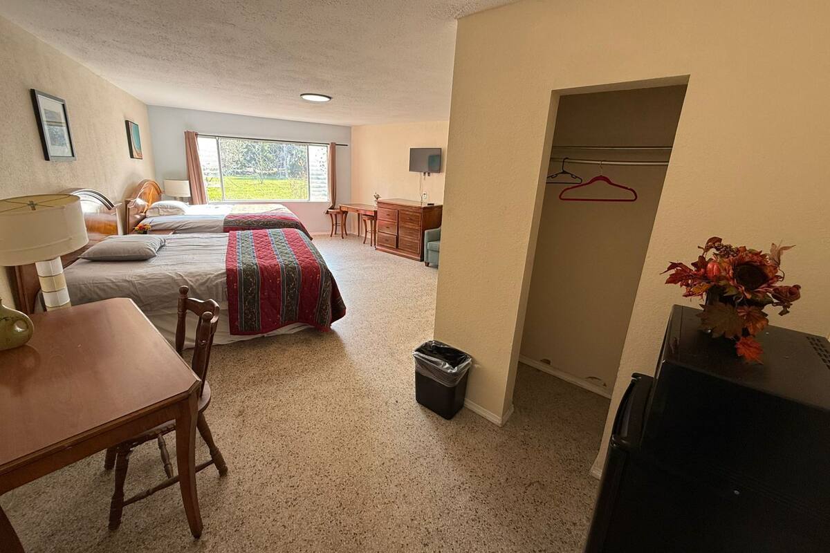 Premium bedding, desk, free rollaway beds, free WiFi