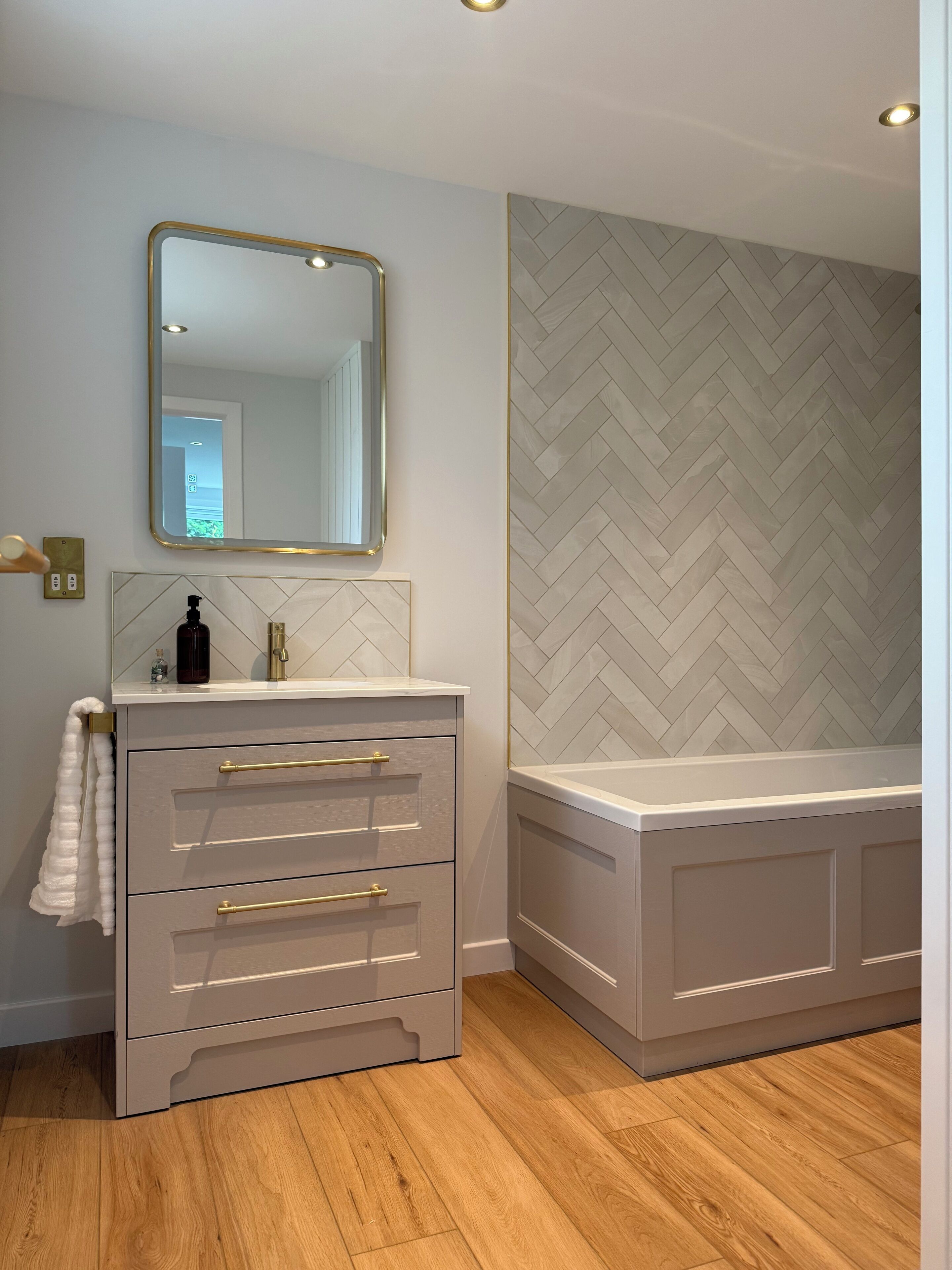 Eco-friendly toiletries, hair dryer, towels, soap