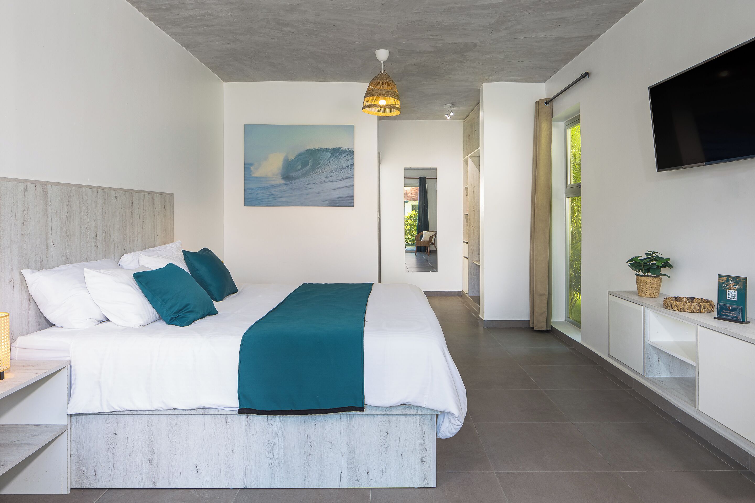 Deluxe Double Room, Pool View | In-room safe, blackout drapes, soundproofing, free WiFi