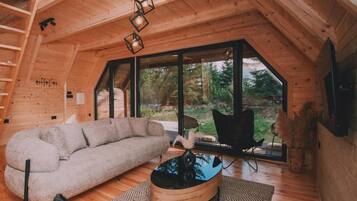 Villa, Balcony, Mountain View | Living area | 42-inch flat-screen TV with cable channels