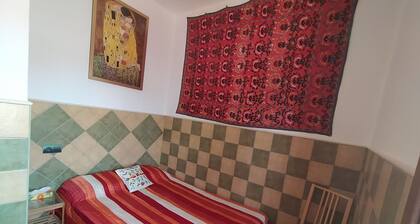 House in the fishing village near the sea