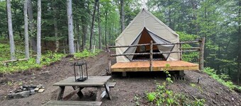 Enchanting Off=Grid Glamping Tent @ Dagger's Ravine