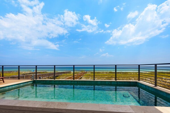 House, Multiple Beds (Golden Sands) | Pool | A heated pool