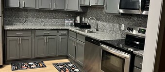 Enjoyable 4-bedroom house can stay 6. 1 Qn bed is Air Matt. Parking up to 4 cars