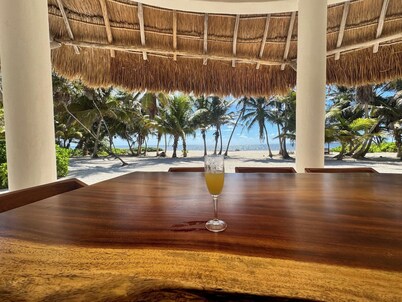 Oceanfront Villa: Casona Palms on Private  Beachfront