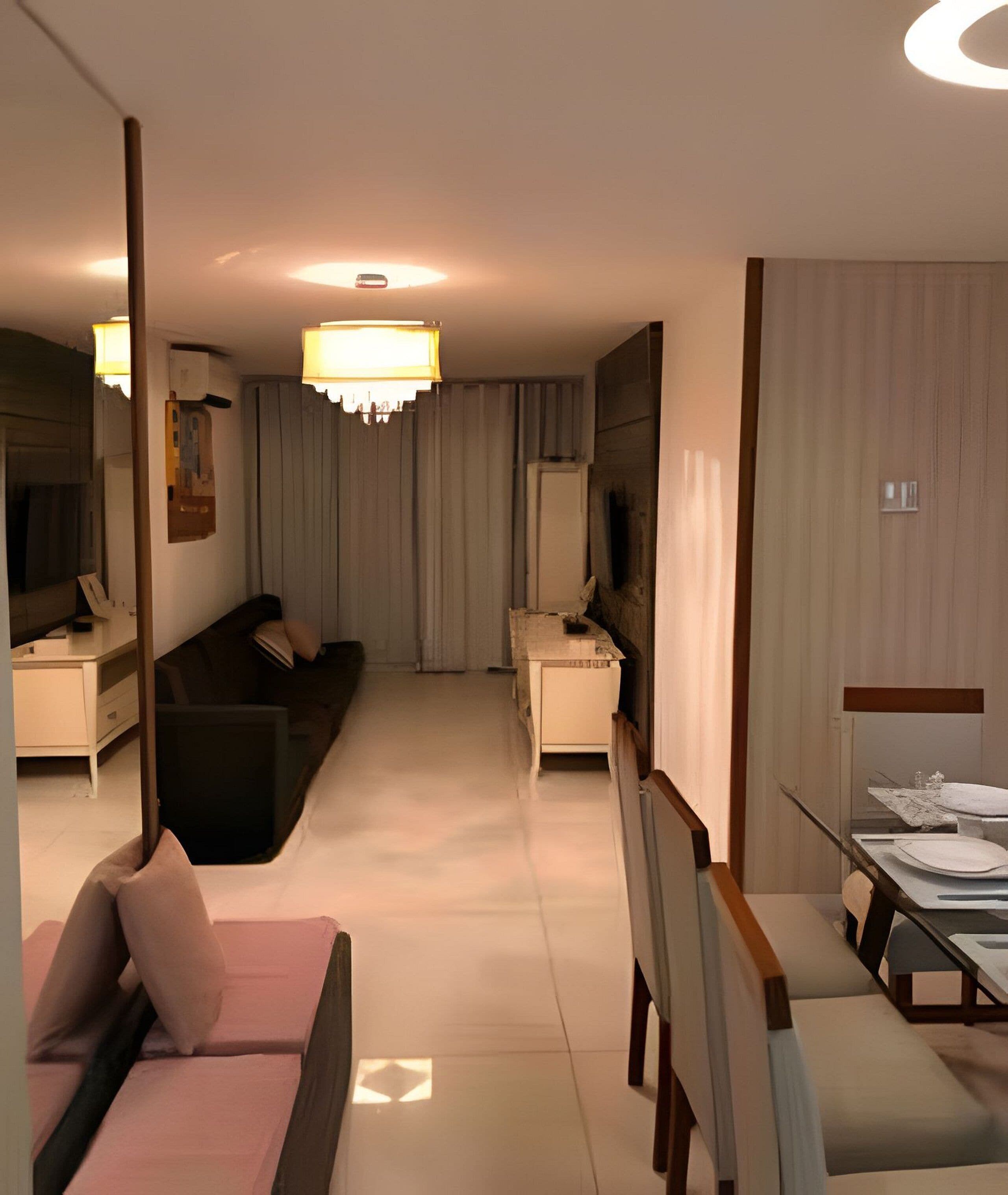 Deluxe Apartment, Lanai, Sea View | Living area