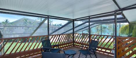 House, Multiple Beds (Seashell Blue) | Terrace/patio