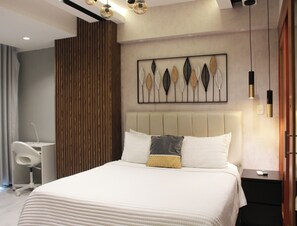 2 chambres, fer et planche Ă repasser, Wi-Fi, literie fournie