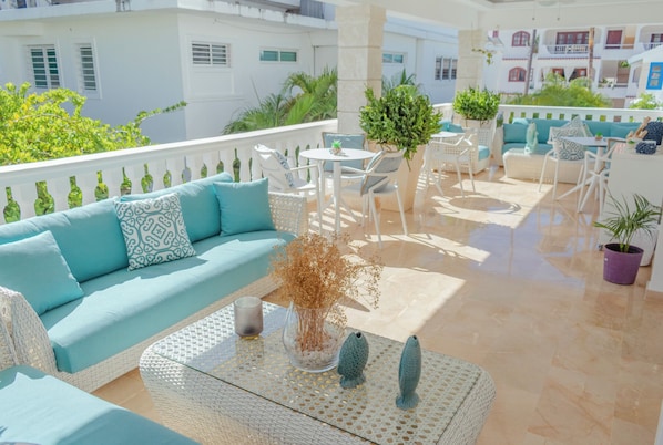 Lobby sitting area