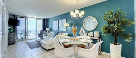 Apartment, Mehrere Betten, Balkon, Meerblick (Oceania Beach Club 303)