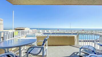 Condo, Multiple Beds, Balcony, Ocean View (Oceania Beach Club 106) | Outdoor dining