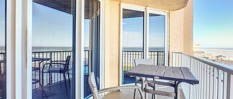 Condo, Multiple Beds, Balcony, Ocean View (Oceania Beach Club 203) | Outdoor dining