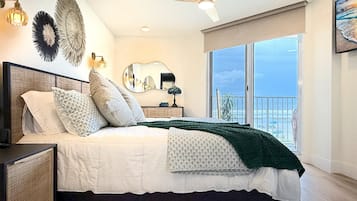 Condo, Multiple Beds, Balcony (Oceania Beach Club 201) | 2 bedrooms, individually decorated, individually furnished, bed sheets