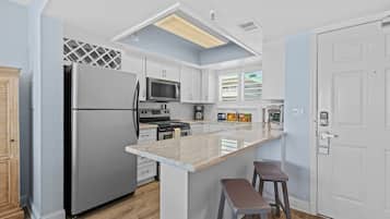 Condo, Multiple Beds, Balcony, Ocean View (Oceania Beach Club 301) | Private kitchen | Coffee/tea maker