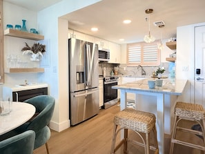 Condo, Multiple Beds, Balcony (Oceania Beach Club 201) | Private kitchen - Oceania Beach Club (New Smyrna Beach)