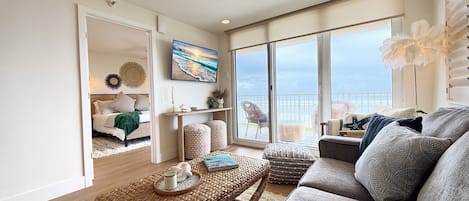 Condo, Multiple Beds, Balcony (Oceania Beach Club 201) | Living area