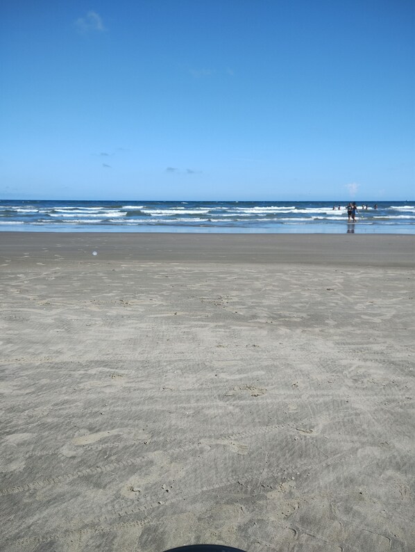Vlak bij het strand
