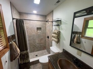 Hair dryer, towels