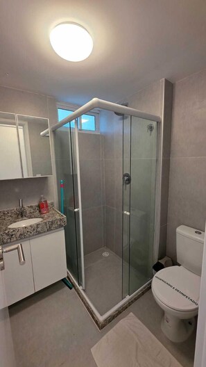 Comfort Apartment, City View | Bathroom - Flat Nixxus 17 a passos da praia byLP (Ipojuca)