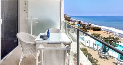 Oceanfront Gem w/ Balcony, Pool, Hot Tub & Carbon Beach Access Bluewater Haven