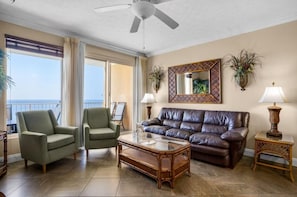 Condo, Multiple Beds (Treasure Island 1804) | Living area - Treasure Island 1804 (Panama City Beach)