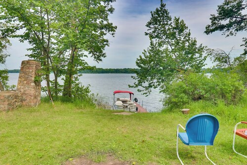 Pet-Friendly Lakeside Cabin w/ Dock & Fire Pit