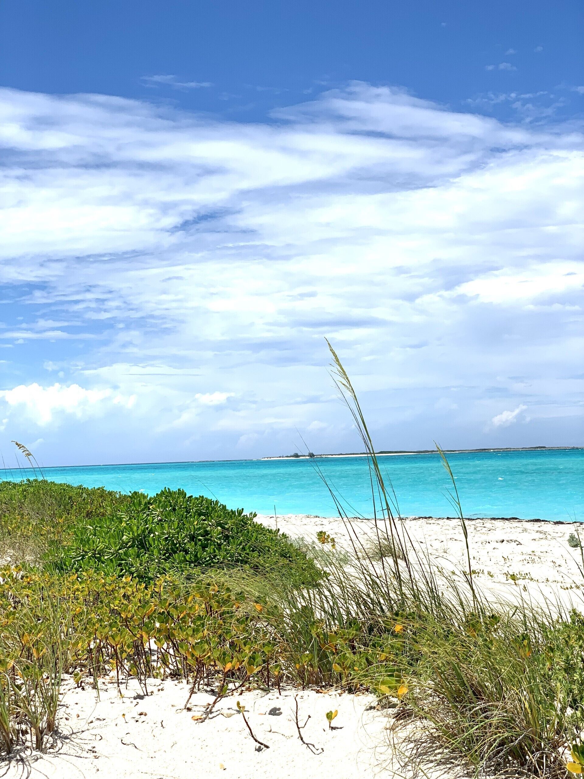 On the beach, sun-loungers, beach towels