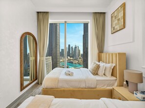 Blackout curtains, soundproofing, iron/ironing board, free WiFi - Skyline Luxury I Burj Khalifa & Fountain (Dubai)