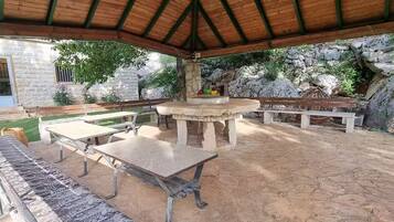 Opções para refeição ao ar livre