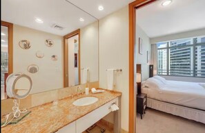 Apartamento Deluxe, vistas a la bahía | Baño