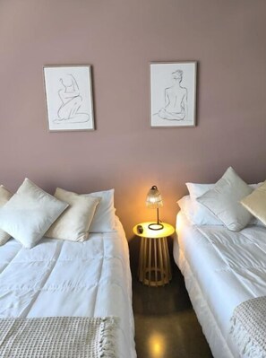 2 chambres, fer et planche à repasser, Wi-Fi, literie fournie