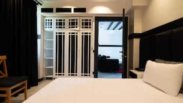 In-room safe, blackout curtains, soundproofing, iron/ironing board