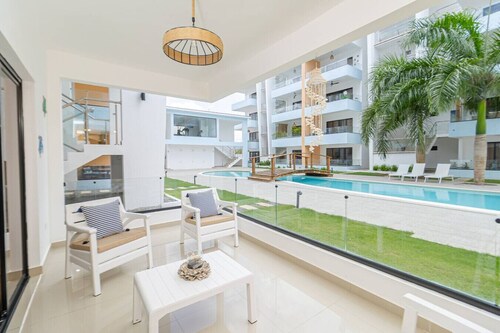 Chic 2BR Sunshine Bayahibe · Pool · Beach · Town Center · AC
