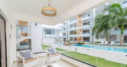 Chic 2BR Sunshine Bayahibe · Pool · Beach · Town Center · AC