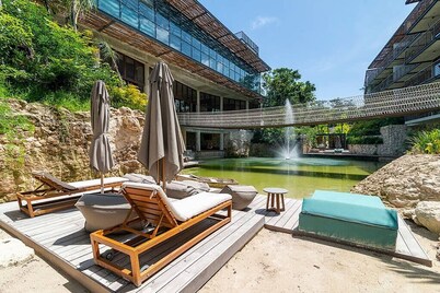 Luxe 2BR Jungle Cenote Condo | Gym | ATV included!