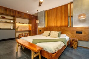 2 bedrooms, desk, iron/ironing board, free WiFi - Jungle King Studio with Private Pool in Aldea Zama (Tulum)