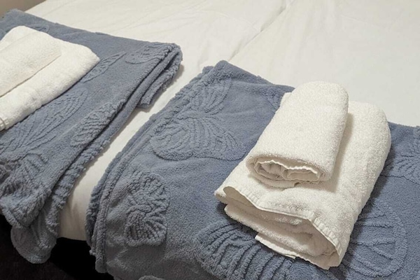 Habitació doble o amb dos llits individuals clàssica | Planxa i posts de planxar, wifi gratuïta i roba de llit