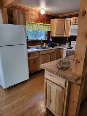 Microwave, oven, stovetop